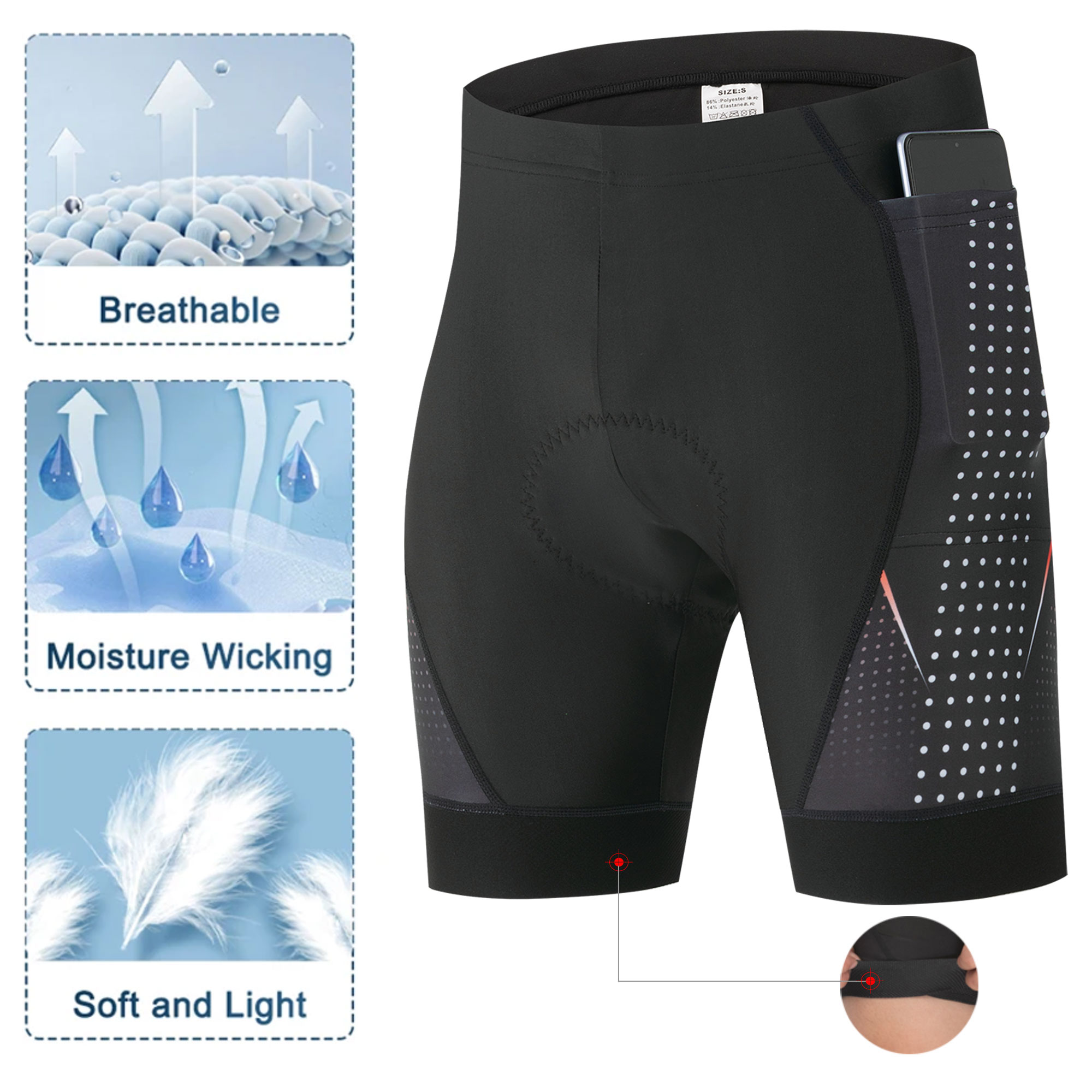 Pantaloncini da Ciclismo Premi - Cycling Gear Padding recensione e prezzo