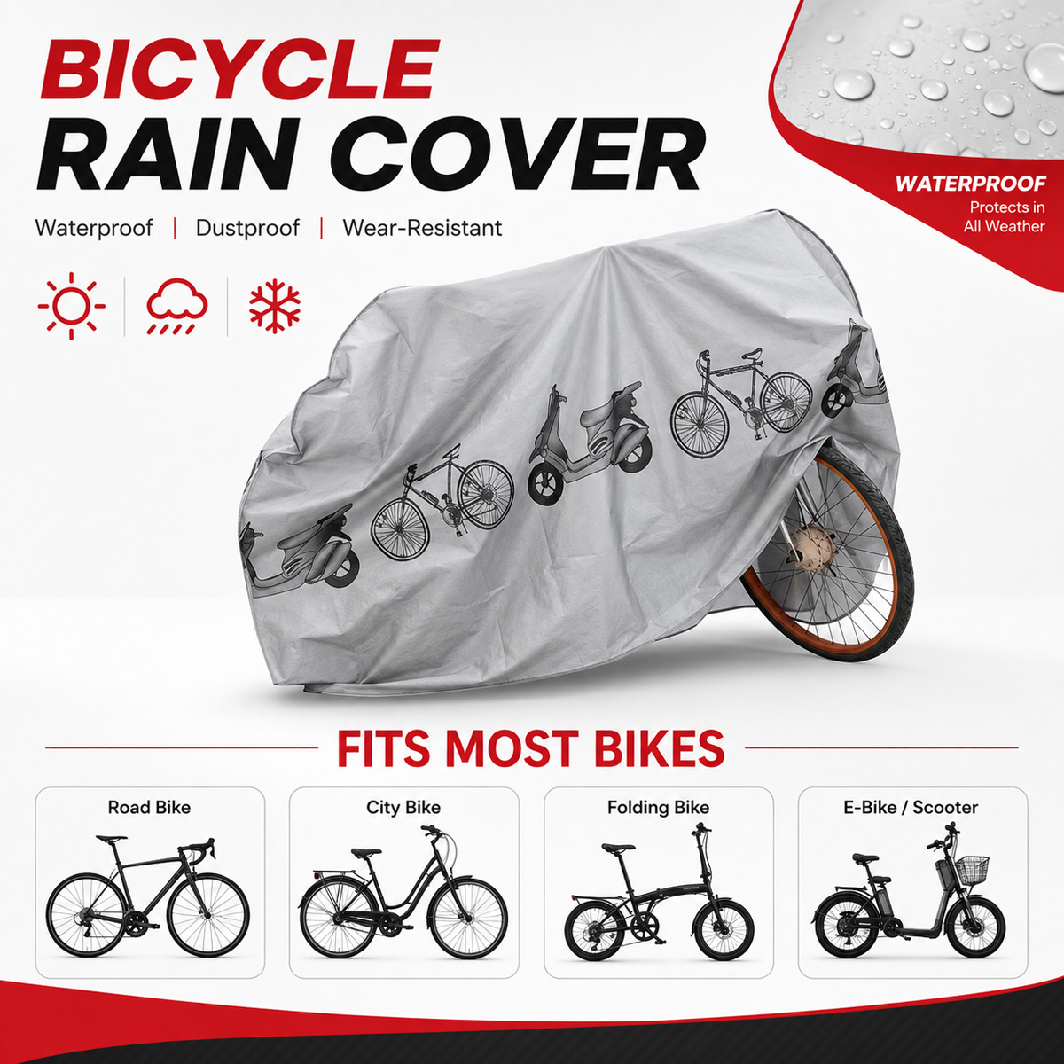PINMOAP Copertura universale a - Cycling Gear Waterproof recensione e prezzo