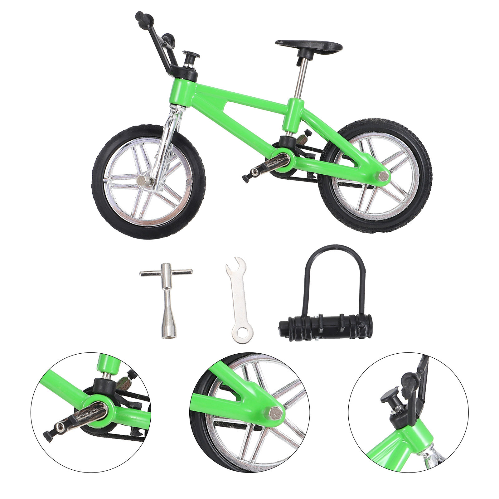 1 set di biciclette in miniatu - Mtb Pedals recensione e prezzo
